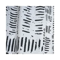 Spirella Duschvorhang Connection Schwarz | 180 × 200 cm
