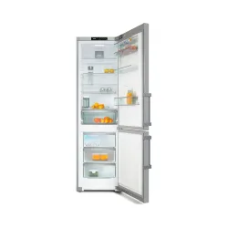 Miele KFN 4799 CDE CleanSteel Kühl-/Gefrierkombination – Kühlschrank mit Gefrierfach freistehend – edelstahl