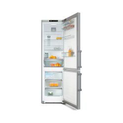 Miele KFN 4799 CDE CleanSteel Kühl-/Gefrierkombination – Kühlschrank mit Gefrierfach freistehend – edelstahl