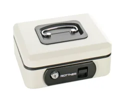 Rottner T06406 Pro Box Geldkassette Weiss