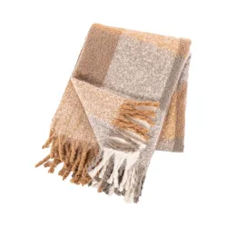 Tiseco 3470CHECK1 Decke Orange