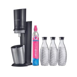 SodaStream Crystal CQC Mega Pack schwarz