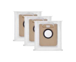 Homava Staubbeutel für Dreame D10 Plus, Z10 Pro, L10 Plus, 3-Teilig, Ho- DRMD10DB Zubehör für Roboterstaubsauger – Staubsauger Roboter Zubehör – beige