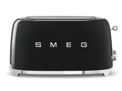 Smeg 50's Retro Style Langschlitztoaster 2 Scheiben schwarz