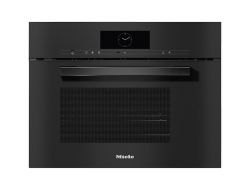 Miele DGM 7840-60 SW Dampfgarer mit Mikrowelle – Einbau Steamer 60 cm – obsidianschwarz