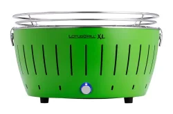LotusGrill XL grün G435 Holzkohlegrill – Holzkohlegrill/Kohlegrill – limettengrün