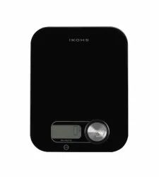 CREATE - Pondus - Küchenwaage ohne Batterien, 4.5cm, Schwarz