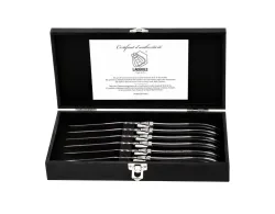 Laguiole Style de Vie Luxury Line Steakmesser Ebenholz schwarz