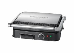 Clatronic KG 3487 Tischgrill – Kontaktgrill – silber
