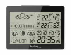 Technoline WS 6760 Wetterstation – schwarz