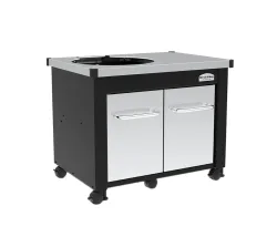 Broil King Keg Cabinet Cabinetunterwagen – Grill Ablage/Grill Rollwagen/Grill Erweiterung – schwarz