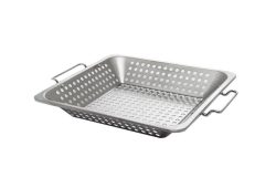 Broil King Grosser Gemüsekorb – Grillschale/Grillpfanne/Grillgeschirr – edelstahl