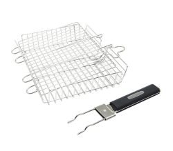 Broil King Multi-Grillkorb – Grillschale/Grillpfanne/Grillgeschirr – edelstahl
