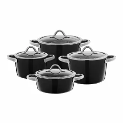 Silit Vitaliano Topf-Set 4-teilig schwarz