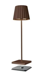 Sompex Troll Akku 38 cm Stehleuchte rost