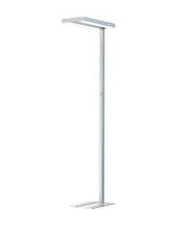 CONTINI, Unsere Neuheiten, CONTINI LED Büro-Stehleuchte dimmbar silber, Produkte & Wohnen