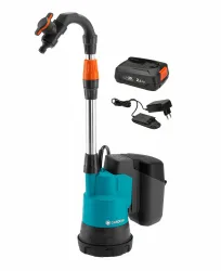 Gardena Akku-Regenfasspumpe 2000/2 Ready-To-Use Set