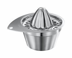 Rösle Zitronenpresse 0.5l – Entsafter/Saftpresse/Zitruspresse – silber