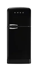 Smeg FAB50RBL5 Kühl-Gefrierkombination – Kühlschrank mit Gefrierfach freistehend – schwarz