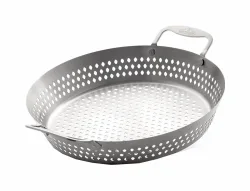 Napoleon Edelstahl Gemüsekorb – Grillschale/Grillpfanne/Grillgeschirr