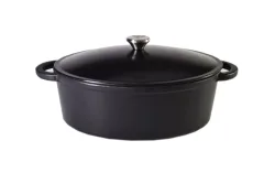 Nouvel, Nouvel Gussbräter oval 6.5 l schwarz – Topf/Kochtopf