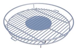 LotusGrill Grillrost für Lotus XL – Grillplatte/Grillrost – silver