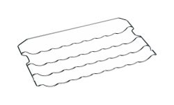 Miele Flaschenablage KFR SMS 9000 – Kühlschrank Zubehör/Gefrierschrank Zubehör – metall