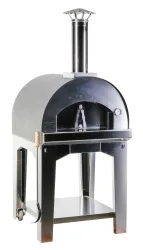 Nouvel Margherita Pizzaofen – Holzkohlegrill/Kohlegrill – edelstahl
