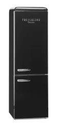 Trisa Frescolino Classics 300l schwarz Kühlschrank – Kühlschrank mit Gefrierfach freistehend