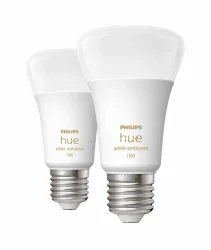 Philips Hue White Ambiance E27 2x800lm 75W LED-Lampe – LED/Leuchtmittel/Glühbirne
