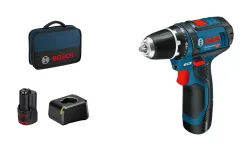 Bosch Professional GSR 12V-15 060186810F Akku-Bohrschrauber 12 V Li-Ion inkl. 2. Akku
