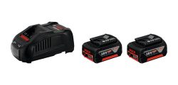 Bosch Professional GBA + GAL 1880 CV 1600A00B8J Werkzeug-Akku 18 V 5 Ah Li-Ion