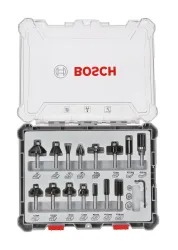 Fräser-Set, 8-mm-Schaft, 15-teilig Bosch Accessories 2607017472