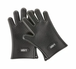 Weber Silikon-Grillhandschuhe – Weber Grillschürze/Grillhandschuhe – schwarz