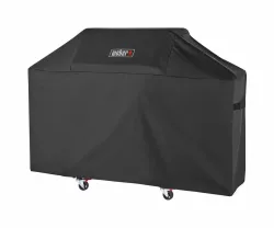 Weber Premium Abdeckhaube Genesis 400Ser Grillabdeckhaube – Weber Grillabdeckung/Grill Abdeckhaube – schwarz