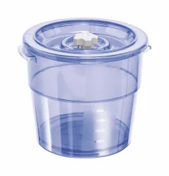 Berkel Vakuumbehälter rund / 4l – Vakuumiergerät Zubehör – blau