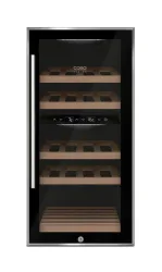Caso WineComfort 24 black Weinkühlschrank freistehend – schwarz