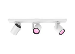 Philips Hue White & Col. Amb. Argenta Spot 3 flg. weiß 3 x 350lm Deckenleuchte – Deckenlampe/Wandlampe – weiss