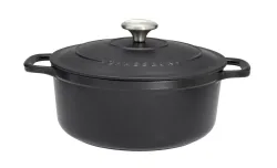 Chasseur Schmortopf rund schwarz Ø 20cm