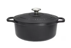 Chasseur Schmortopf oval quarz Ø 29cm