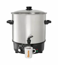 Bartscher Glühweintopf 25 Liter – Gastro Kaffeemaschine/Gastro Getränkespender – edelstahl
