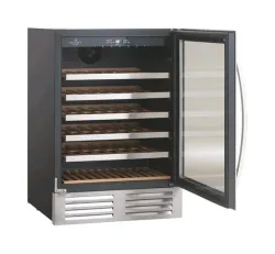 Sibir Winecooler Scandomestic SV 81 X Weinklimaschrank – Weinkühlschrank freistehend – schwarz