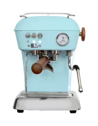 Ascaso Espressomaschine DREAM PID blue Espressohalbautomat – Siebträgermaschine/Espressomaschine – weiss