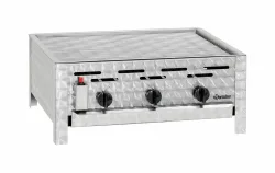 Bartscher TB1100R mit Flüssiggasanschluss Gas-Tischbräter – Gastro Grill/Griddleplatte – edelstahl