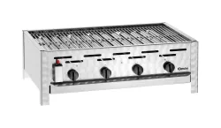 Bartscher TB1470R mit Flüssiggasanschluss Gas-Tischbräter – Gastro Grill/Griddleplatte – edelstahl