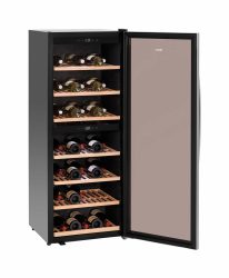 Bartscher Weinkühlschrank 2Z 126 Flaschen – Weinkühlschrank freistehend – edelstahl