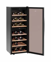 Bartscher Weinkühlschrank 2Z 126 Flaschen – Weinkühlschrank freistehend – edelstahl