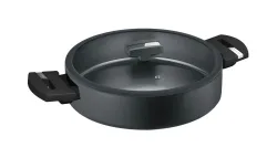 Berndes b.green Ø28cm Induction Servierpfanne mit Glasdeckel