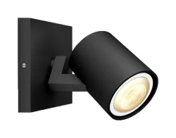 Philips Hue White Ambiance Runner Erweiterung Einerspot – Deckenlampe/Wandlampe – schwarz