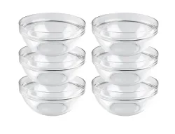 Mäser 925947 stapelbare Obstschalen 17 cm im 6er Set